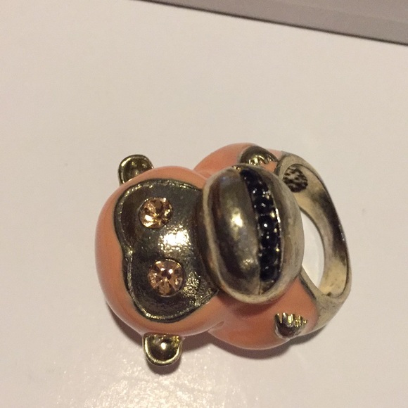 Pink-peachy monkey ring - Picture 4 of 5
